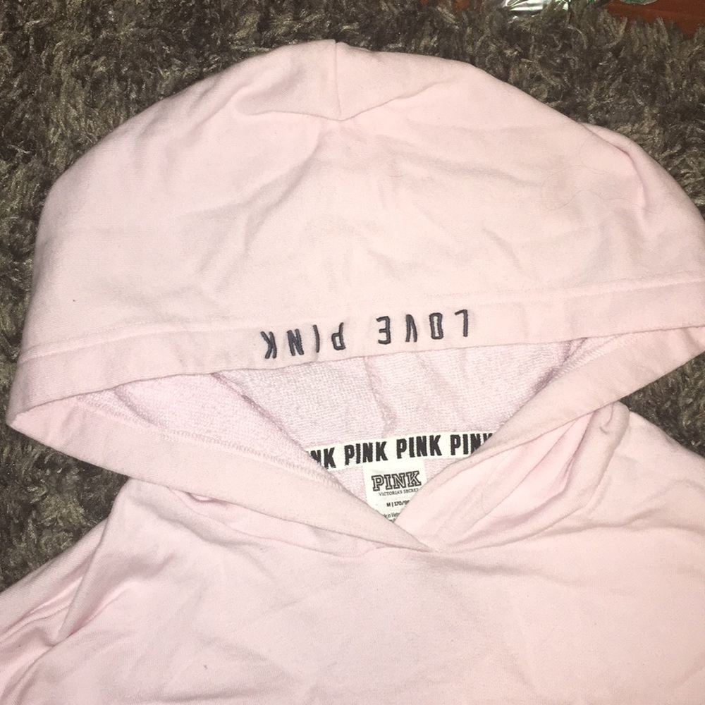 Cropped PINK hoodie
